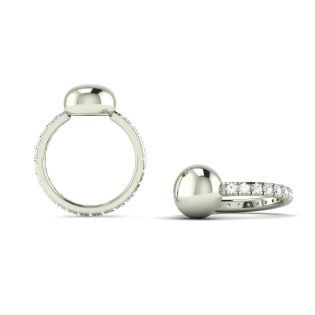 Node Petit Crystal Ring