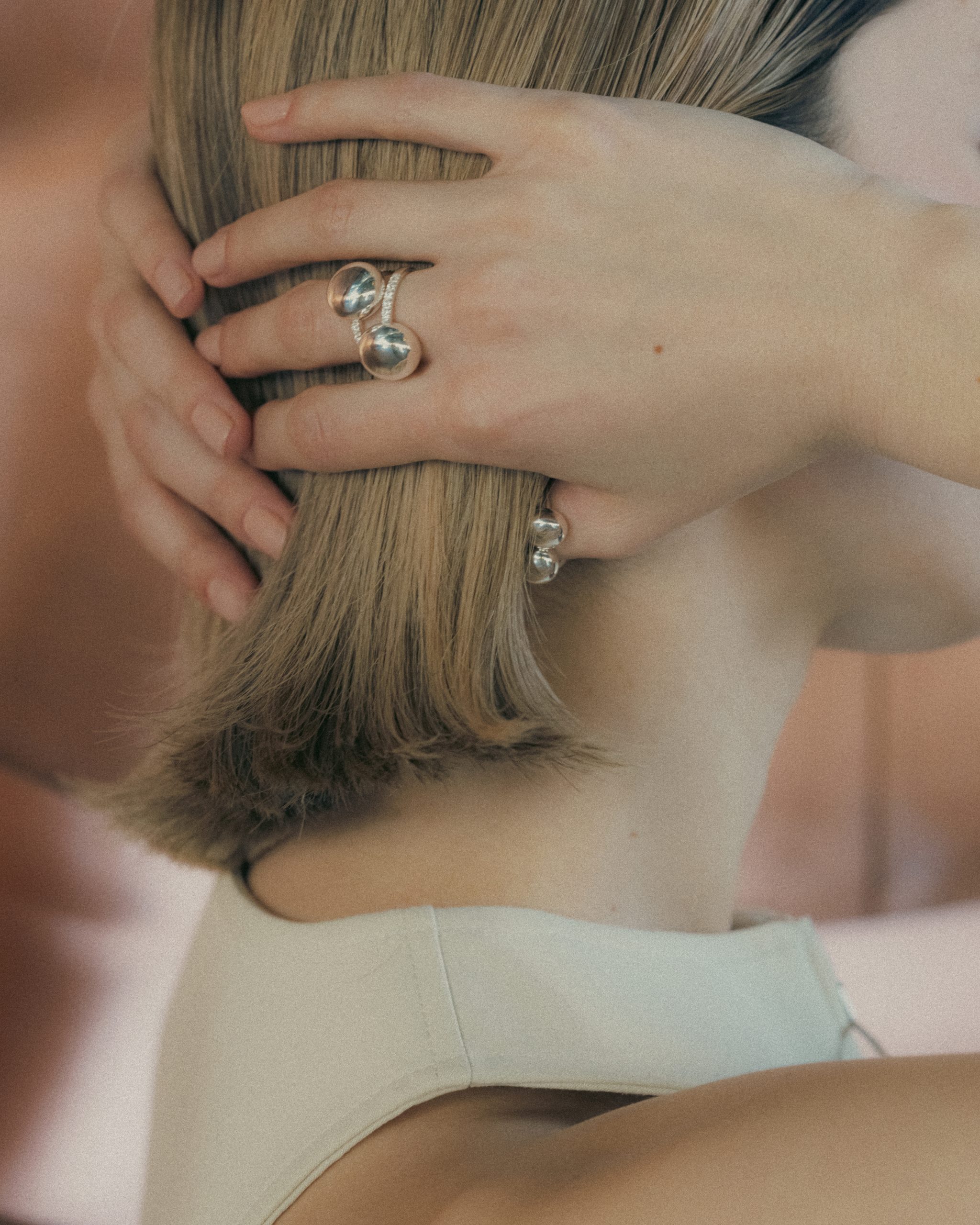 Node Semi Crystal Ring - Image 3